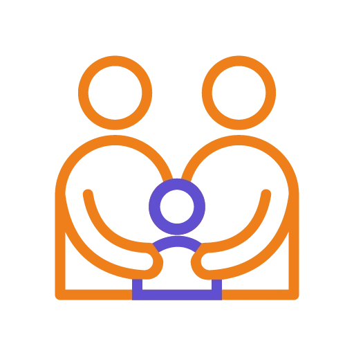 Symbol Hilfen zur Erziehung