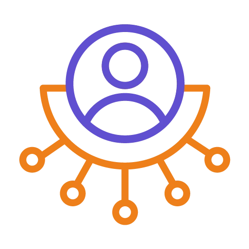 Symbol Netzwerkarbeit