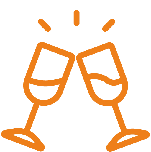 idee-on-karriere-benefits-arbeitszeit Symbol für Betriebsausflüge und Team-Events